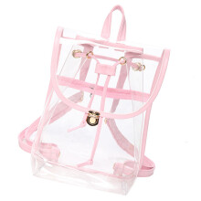 Stadium Approved Backpack for Teens Teens See-Pink Color