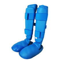 1 Pair Shin Guards Leg Foot Guards Practical Shin-Blue XS