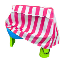Outdoor Tablecloth Table Cover 210D Oxford Cloth 2-Step Water-Resistant Dustproof Pink 37.01 x 22.05 x 25.59 Inches