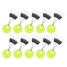 10Grop Oval/Cylinder Fishing Float Bobber Stopper-Cylindrical S