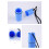 Waterproofed with Lanyard for Float Diving Kayaks-Blue Color 2
