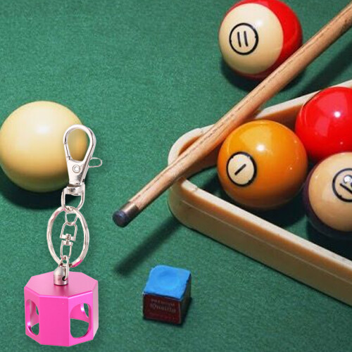 Portable Pool Cue Chalk Holder Case Light Weight Chalk-Black 2