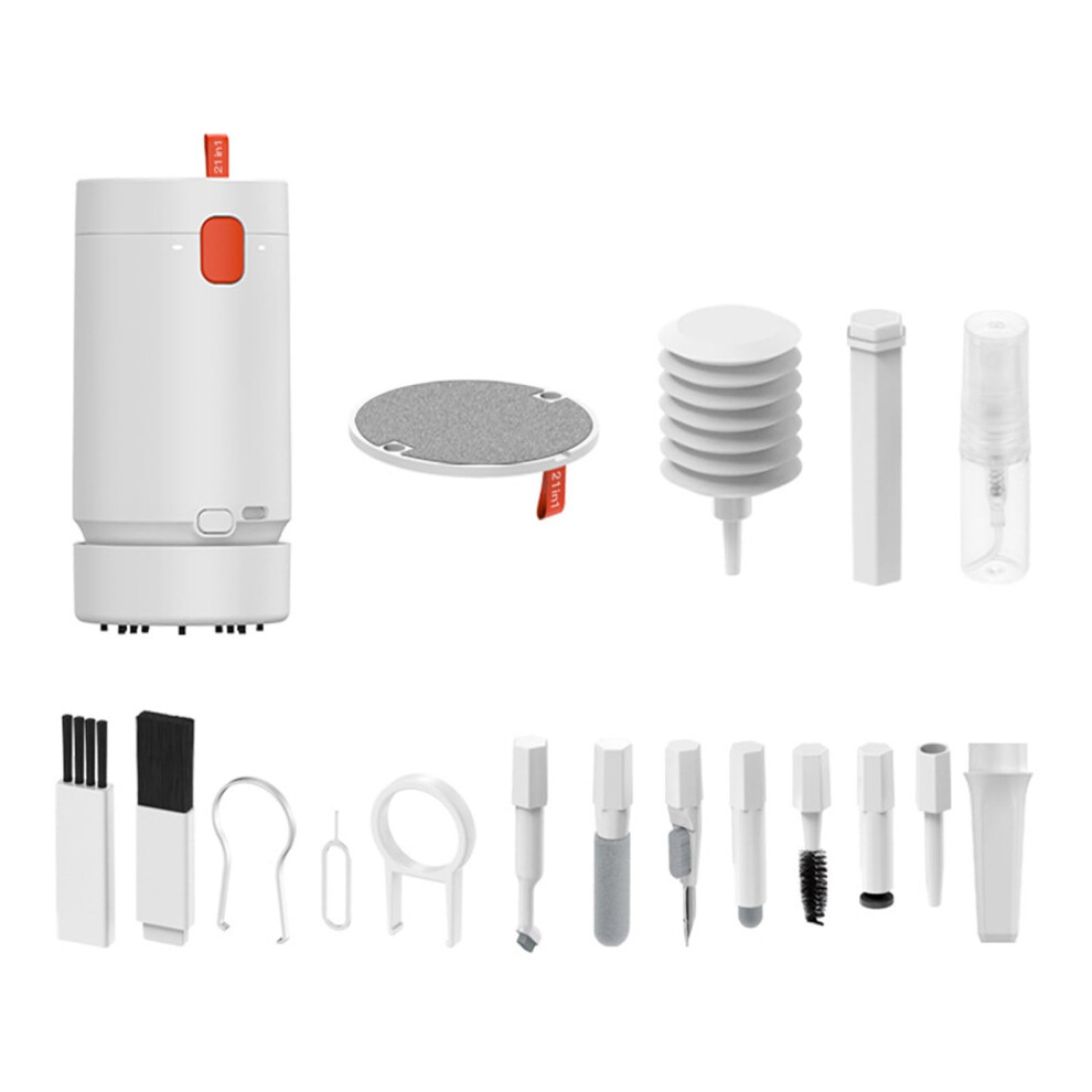 21 In 1 Electronics Set For Laptop Screen And Keyboard Cleaner With Desktop Electric Vacuuming Brush And Keycap Puller 9393856275526