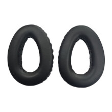Schaffell-Ohrpolster für Sennheiser PXC550 Kopfhörer, Ersatzkissen, 1 Paar, Schwarz Black