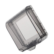 Raindrops Modischer Steckdosen-Schutz 12,7x10,7x5,2 Cm Schwarz