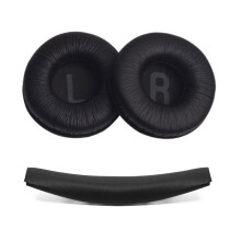 Pernițe pentru urechi și pernă pentru bentita JBL T450/T500 BT, Tune600, 510BT, JR300 Black