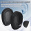Ear pads for Logitech G733 1 pair Black 4