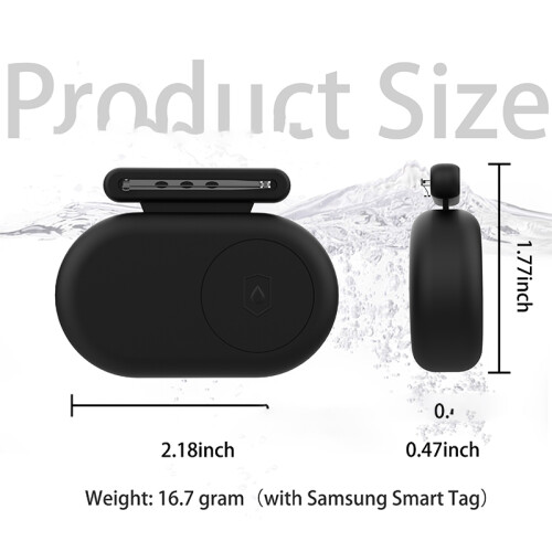 Rutschfeste Schutzhülle für das Galaxy Smart Tag 2 Black 1