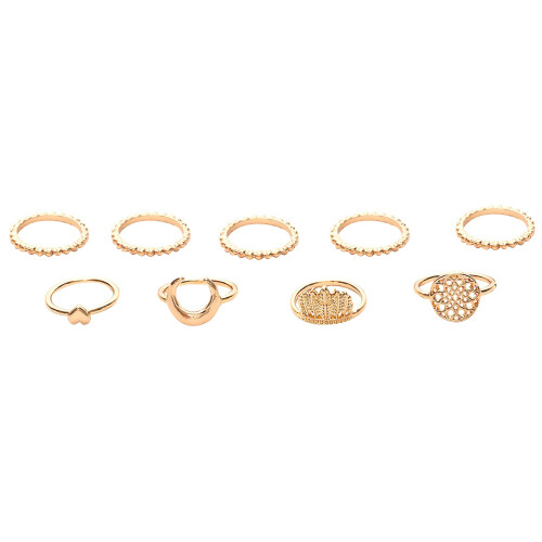 1 Set 9 Teilig Perlen Bestücktes Miss 2