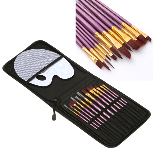 12St Nylonbürsten Set Zum Streichen In Schwarz 2