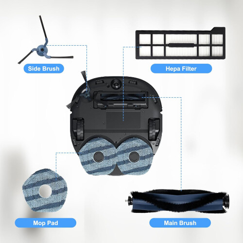 Eufy X10 Pro Omni Robot Vacuum Cleaner Accessory Kit 1