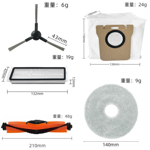 Xiaomi Robot Vacuum X20 MAX Ersatzteil-Kit 2