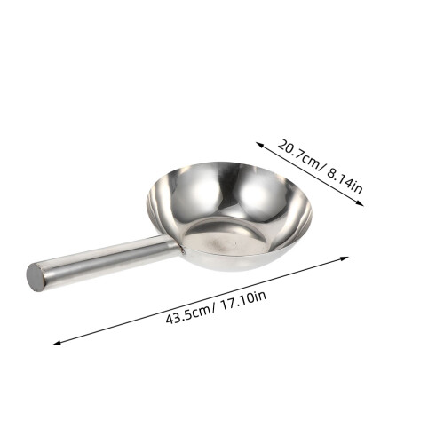 Wasser Schöpfkelle Silber Verstärkt 1 Stk 1