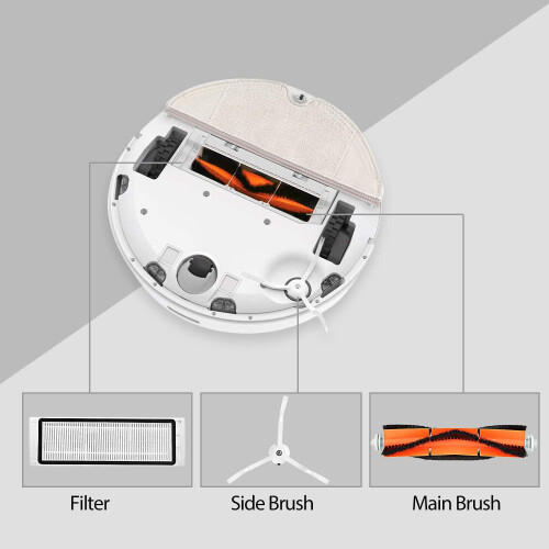 Tilbehørssæt til Xiaomi Roborock E4, S5, S50, S51, S55 11 dele 1