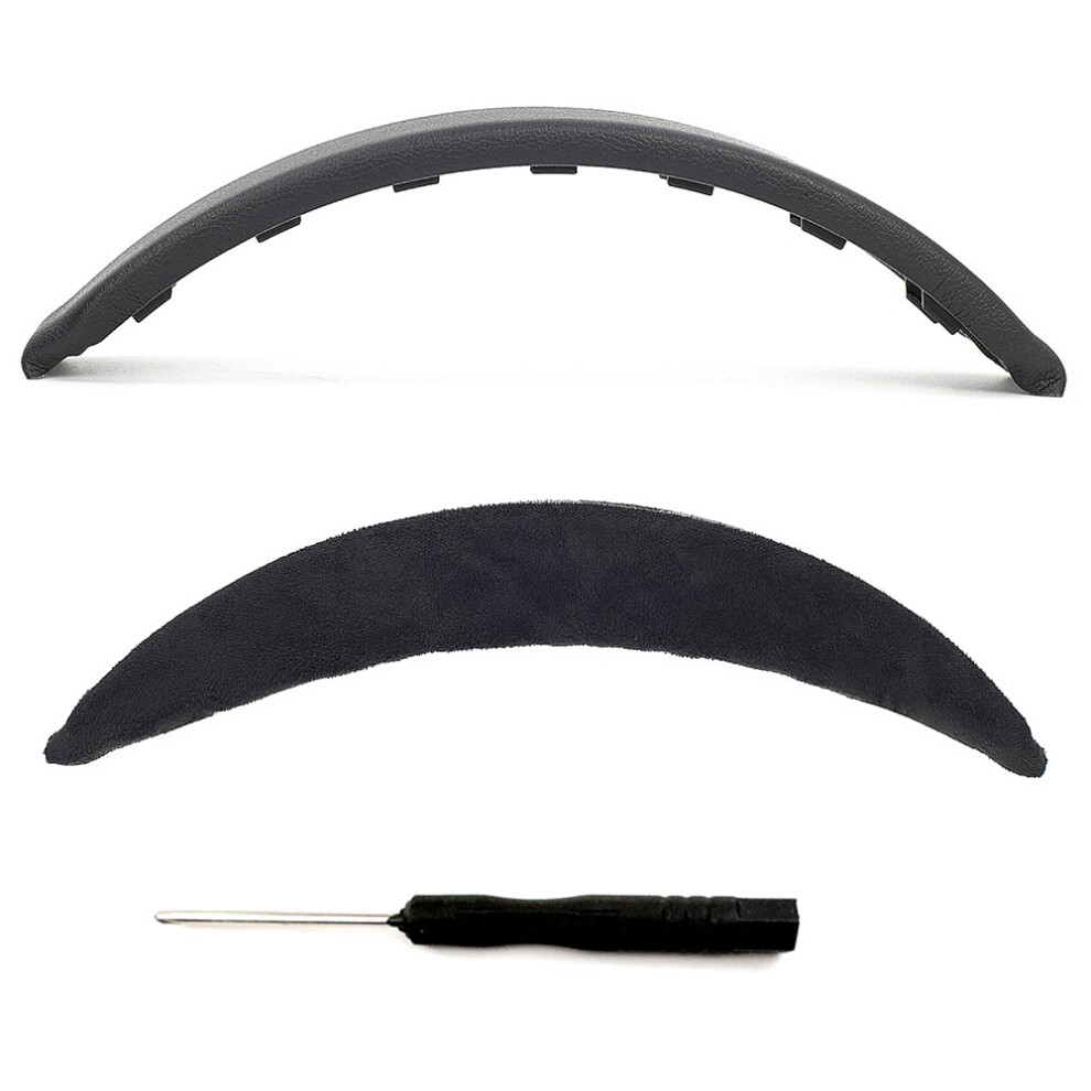 2-Pack Replacement Headband Cushion Pad Compatible With Bose Qc35, Qc35ii, Qc45, Qc Se Headphones Black 7314281281229