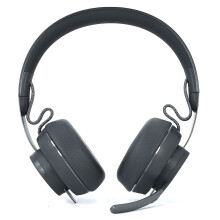 2 Stück Ersatz-Ohrpolster kompatibel mit Logitech Zone Wireless - Graue PU-Memory-Foam-Ohrkissen