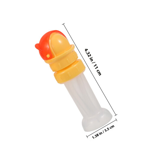 2Pcs Portable Red Bottle Pourer Caps Material 1