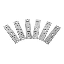 Deckenmontage Gardinen-Schiene 6 Silber