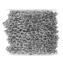 Masteelf Schmuckherstellung Zubehör Beschichtete Kette 5x4,2 Cm Silber