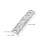 Deckenmontage Gardinen-Schiene 6 Silber 2