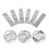 Deckenmontage Gardinen-Schiene 6 Silber 9
