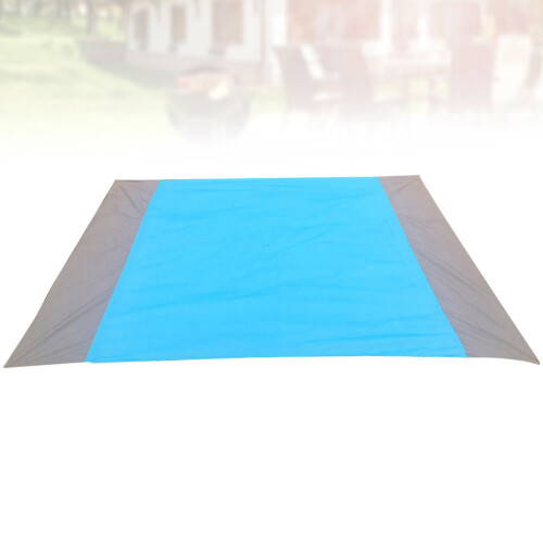 Wasserdichte Picknickdecke Mit Tragbarem Grau 2