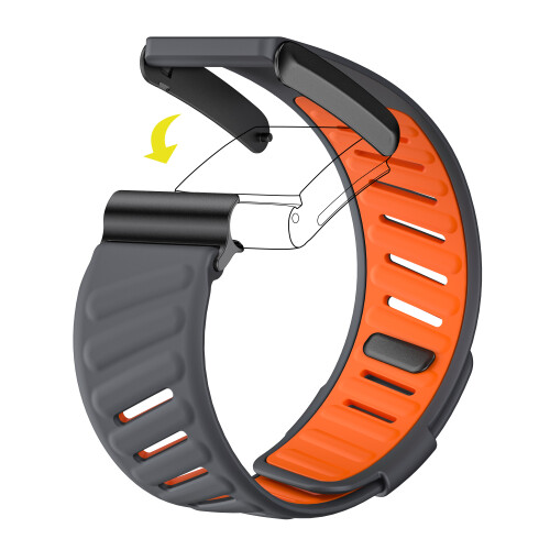 Silicone Watch Strap for Whoop Band Orange 2