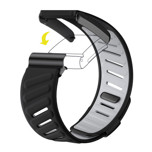 Silikon-Uhrenarmband für Whoop Band Grey 2