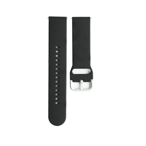 Schwarzes Silikon-Uhrenarmband für Fitbit Versa 2/Lite