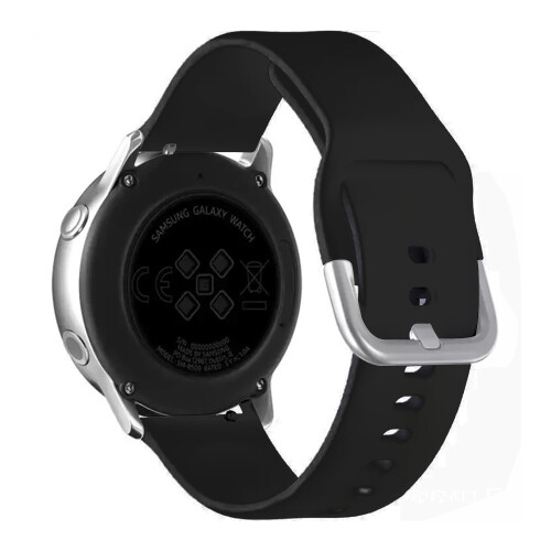 Schwarzes Silikon-Uhrenarmband für Fitbit Versa 2/Lite 2