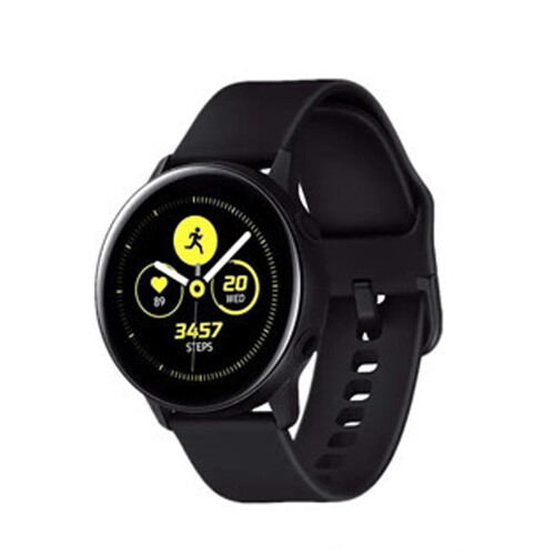 Schwarzes Silikon-Uhrenarmband für Fitbit Versa 2/Lite 1