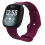 Fitbit Sense/Versa 3 Armband Silikon Weinrot (S) 1