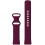 Fitbit Sense/Versa 3 Armband Silikon Weinrot (S) 3