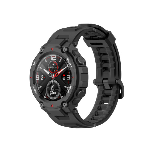Αντικατάσταση λουράκι σιλικόνης για Amazfit T-Rex Pro – Μαύρο 2