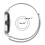 Metallrahmengehäuse mit integriertem Armband für Redmi Watch 4 Silver 3