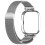 Metallrahmengehäuse mit integriertem Armband für Redmi Watch 4 Silver 6