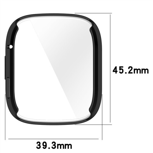 Μαύρη Θήκη Προστασίας TPU για Redmi Watch 3 - Προστασία από Γρατζουνιές & Πλήρη Κάλυψη 2