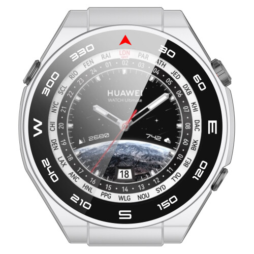 Smartwatch-Hülle mit Displayschutzfolie Silver 1