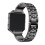 Διαμαντένιο ανοξείδωτο ατσάλι Fitbit Blaze Smartwatch band compatible with Fitbit, μαύρο με πλαίσιο 2