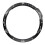 Stilfuld Sort & Hvid Bezel til Garmin Fenix 6X Serien 1