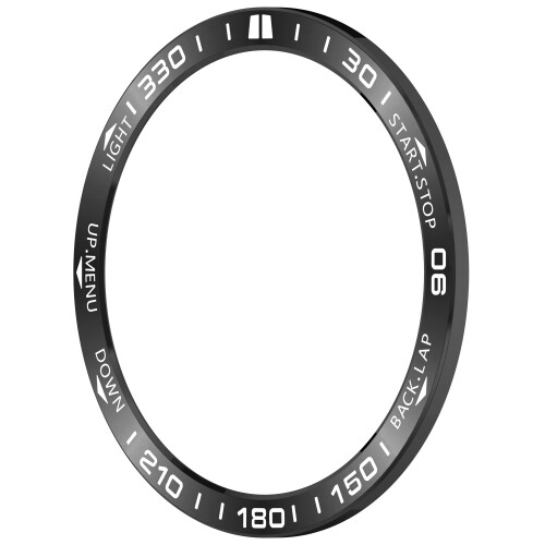 Ανταλλακτικό ατσάλινο στεφάνι Garmin Tactix 8 51mm AMOLED - Μαύρο (Στεφάνι αγώνων) 2