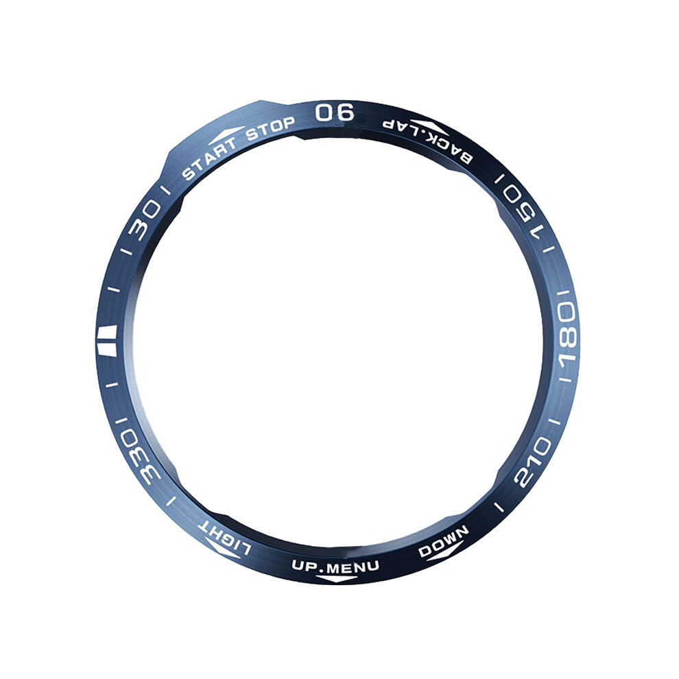 Bezel - Lettering For Garmin Fenix 6X Blue/White 7314280873623
