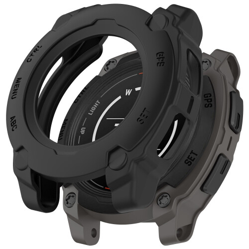 Θήκη Προστασίας Garmin Instinct E (45mm) – Θωράκιση από TPU σε Μαύρο Χρώμα