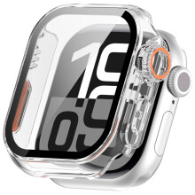 Schutzhülle für Apple Watch – Hart-PC und gehärtetes Glas Transparent 40 mm