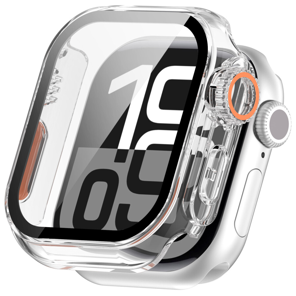 Protective Case For Apple Watch - Hard Pc & Tempered Glass Transparent 40 Mm 7314280888795