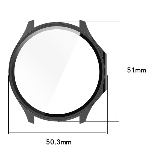 Capa para OnePlus Watch 3 e OPPO Watch X2 com Protetor de Tela Black 1