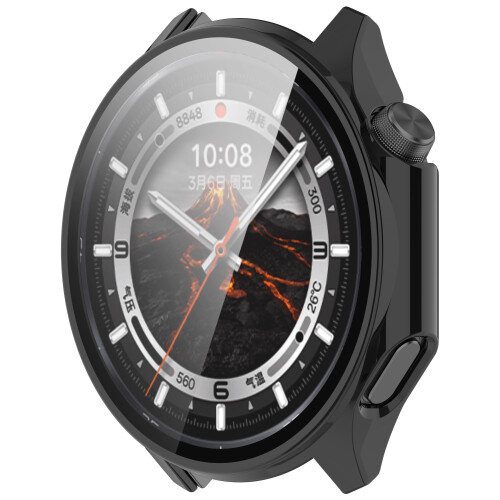 Capa para OnePlus Watch 3 e OPPO Watch X2 com Protetor de Tela Black 2