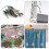 Gardinringar / Ringar för duschdraperi 12-pack Silver 4