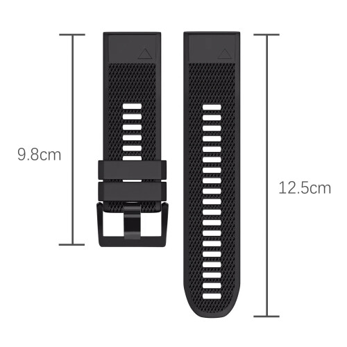 Uhrenarmband 26 mm Black 1