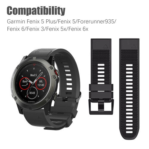 Uhrenarmband 26 mm Black 2